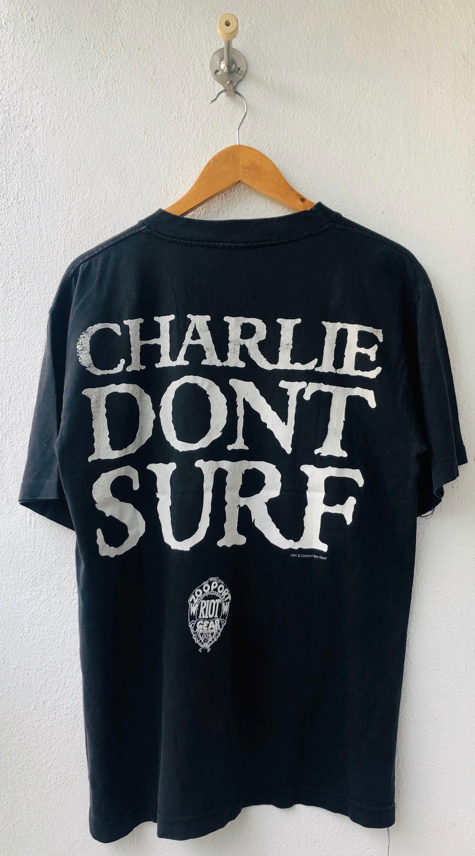 Vintage 90s Charlies Don't Surf by Zooport Riot Gear 1990 American