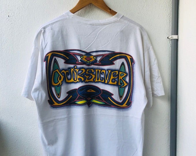 Vintage Original 90s Quicksilver Art Issue Ausie Skate Surf Clothing