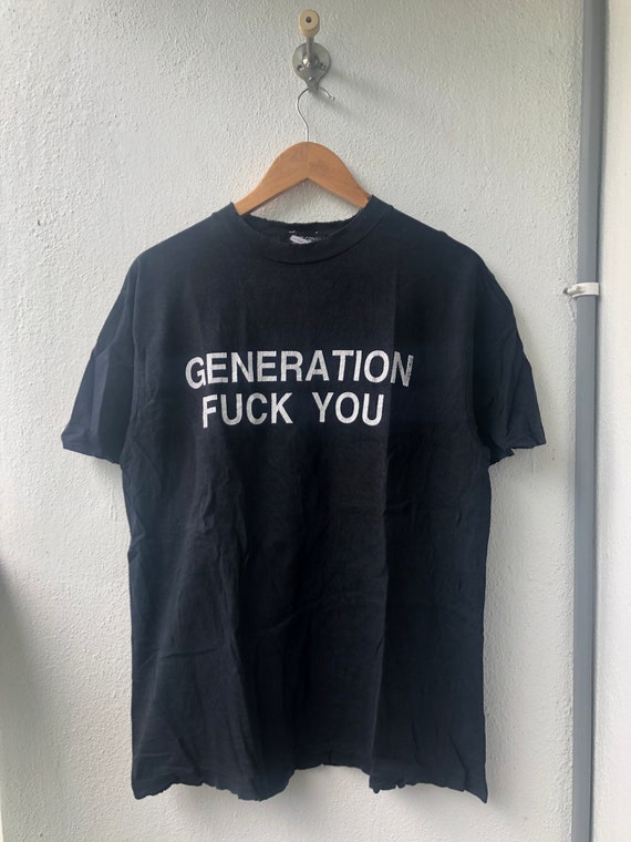 Vintage Original Late 90s Undercover Generation Fuck You | Etsy