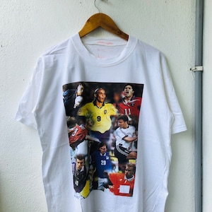 Vintage 90’s World Cup 1998  Football Soccer Player T-Shirt
