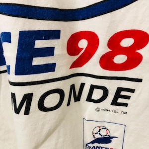 France World Cup Coupe de Monde Official Scarf 98 Vintage