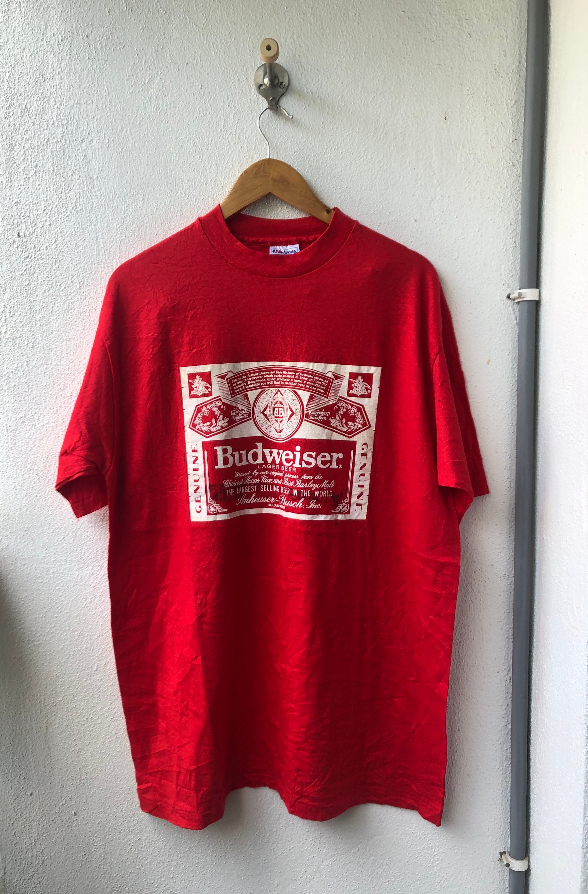 Vintage Original 90s Budweiser Official Promo T-Shirt | Etsy