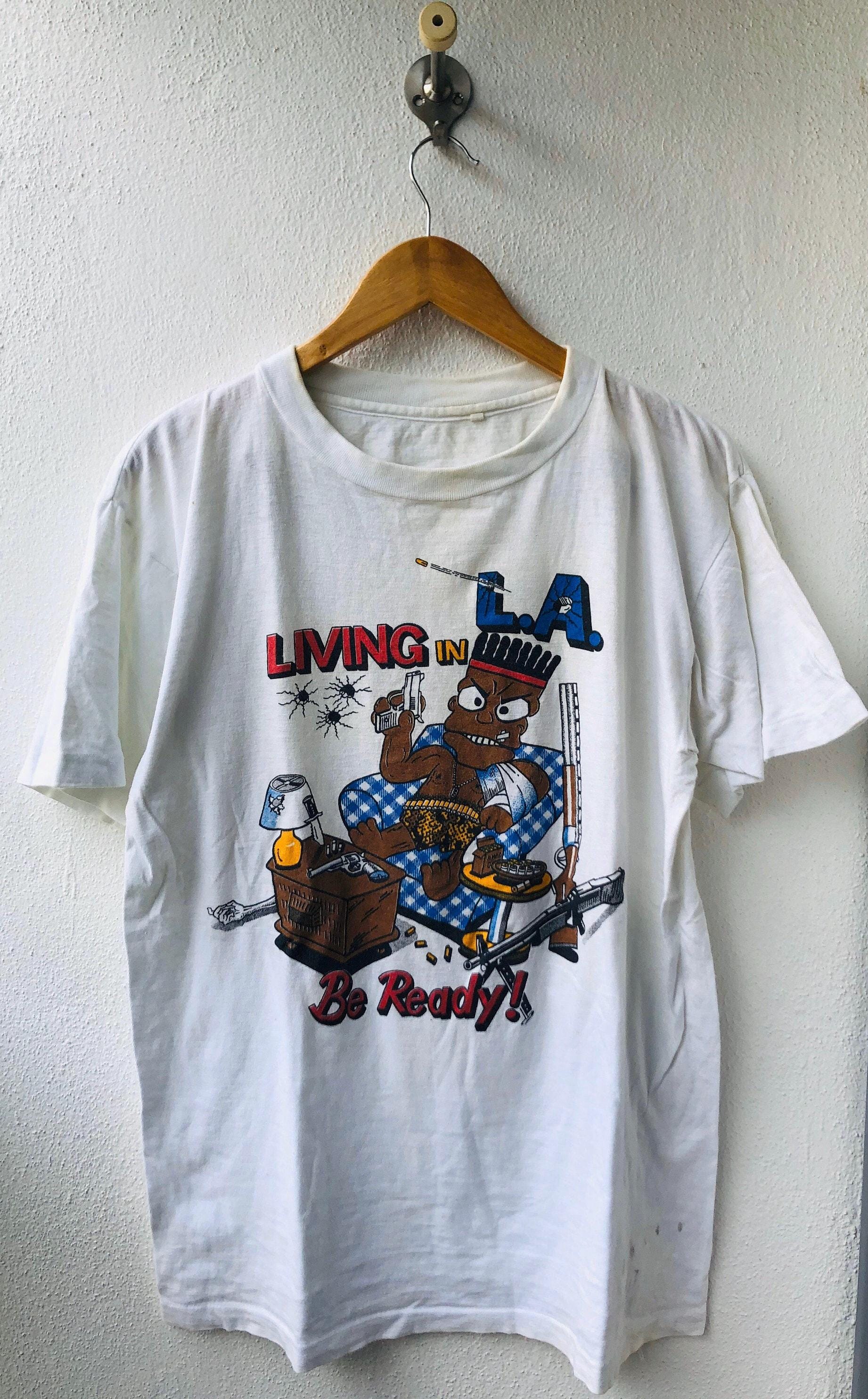 Vintage Original 80's Bart Simpson Bootleg Parody “ Living in L.A
