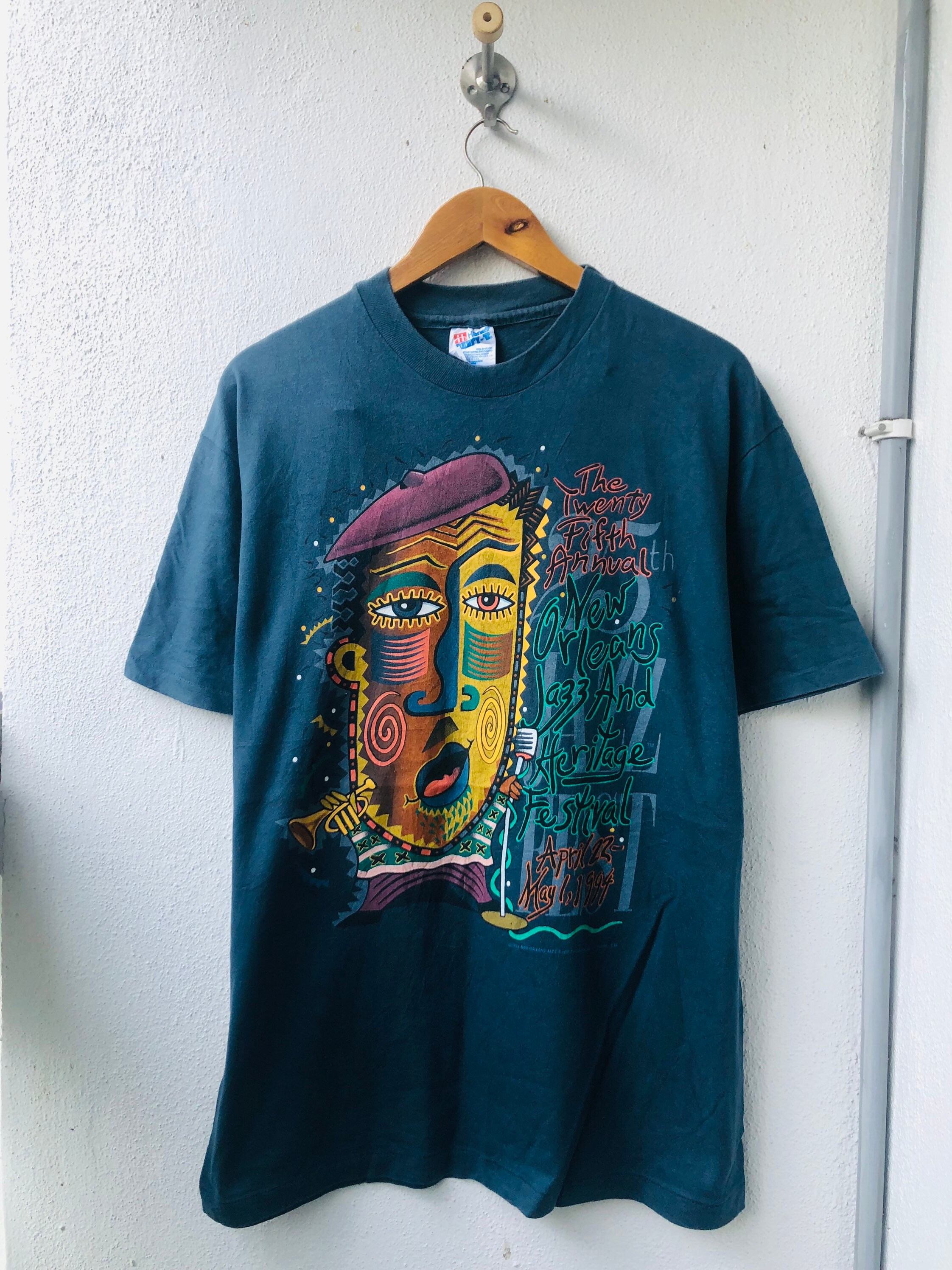 Vintage Original 90's New Orlean Jazz 1994 T-shirt - Etsy Vintage Original 90's New Orlean Jazz 1994 T-shirt - Etsy