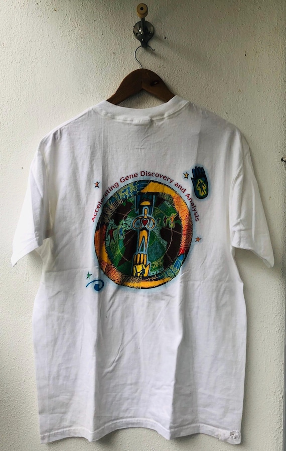 Vintage 90’s Invitrogen “Biotechnology“ Cloning Technology T-Shirt