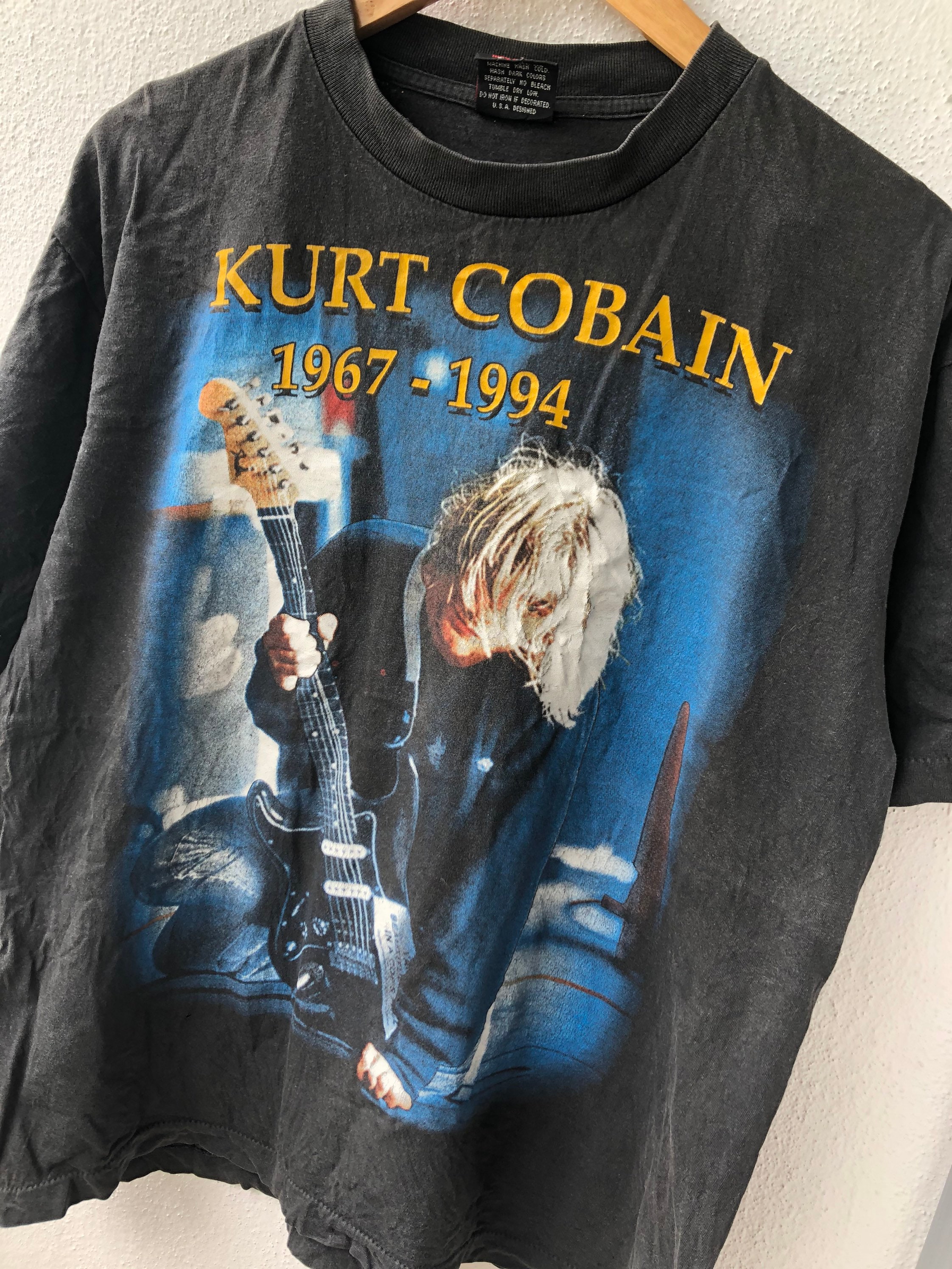 Vintage Original 90s Kurt D. Cobain American Front Man of Nirvana