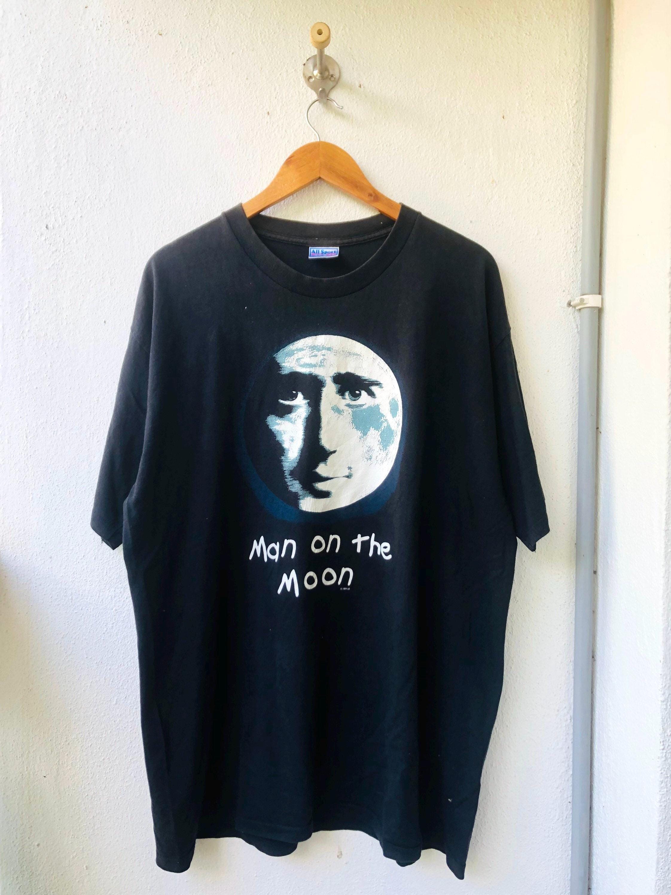 Man on the Moon ジムキャリーヴィンテージ Tシャツ XLサイズ ジム・キャリー主演｜90sヴィンテージ Man On The Moon Tシャツ