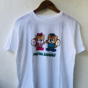 Camiseta vintage de los 90 de Hello Kitty “Hapiru Chan” (dibujos animados japoneses) imagen 1