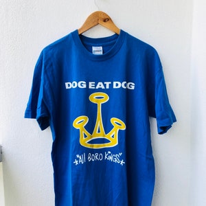 80-90s DOG EAT DOG グラフィックT ボロ アートT 犬 XL 80s 90s 犬 