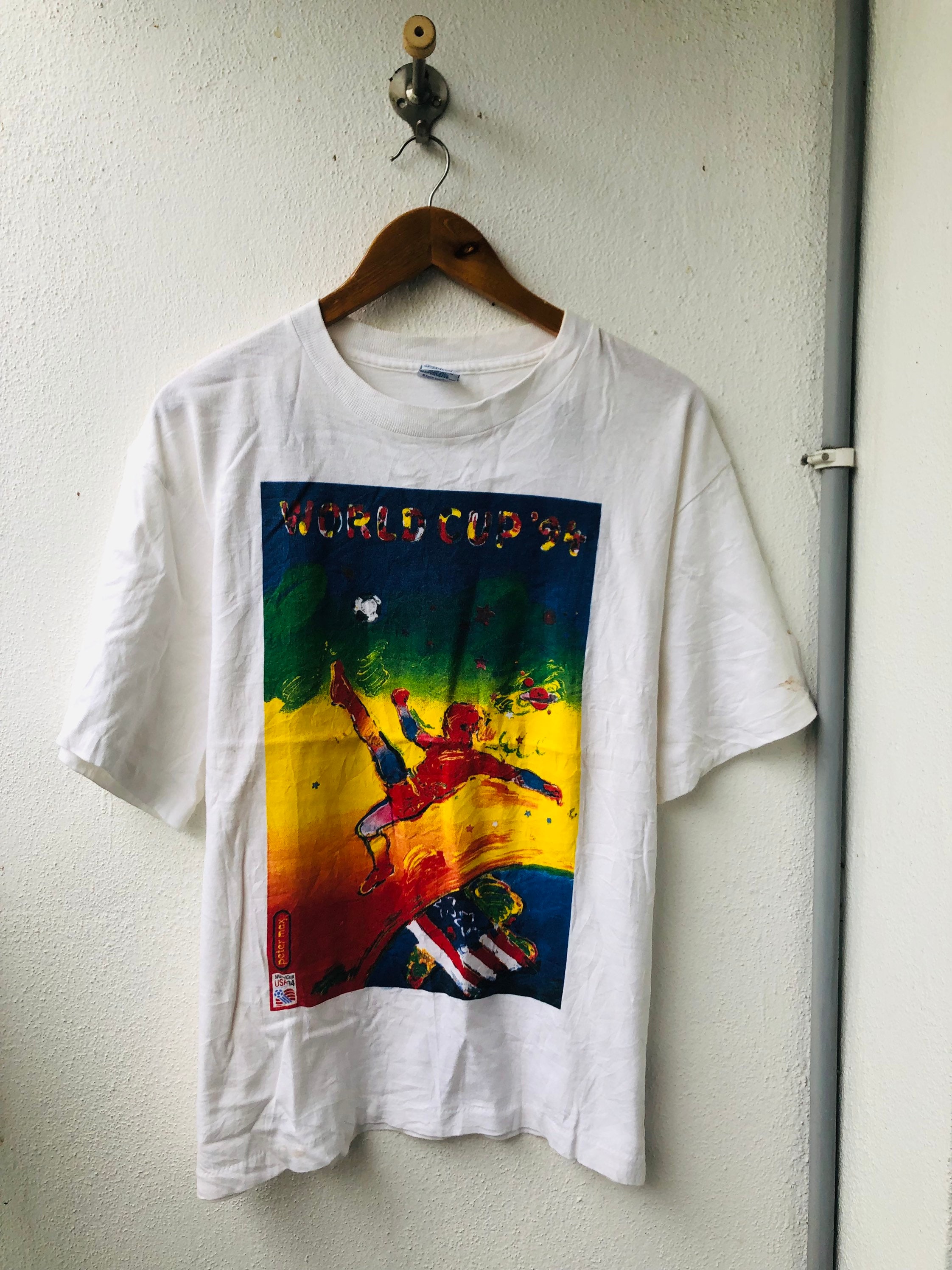 Vintage Original 90's Peter Max Art “ World Cup 1994 Poster Vintage Original 90's Peter Max Art “ World Cup 1994 Poster