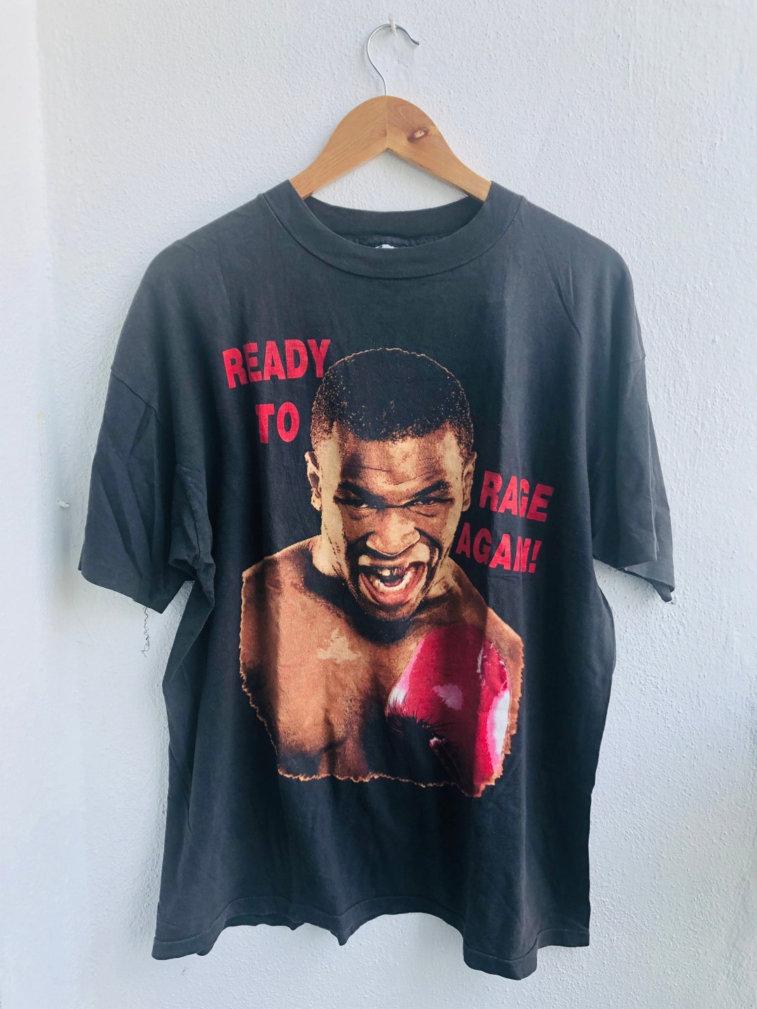 マイク・タイソン rapTシャツ ヴィンテージ OG マイク・タイソン「Ready to Rage Again