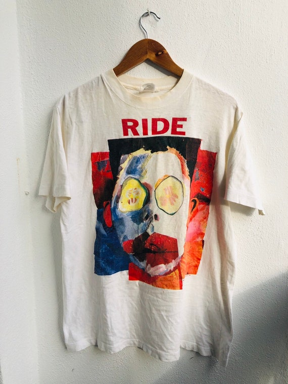 Vintage OG RIDE Band 'Going Blank Again' Shoegaze Art Design T