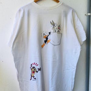 Vintage jaren 90 Looney Tunes Cartoons karakter T-shirt / 1994 Warner Bros / Cartoons Characters / 90s Memories / 90s Fashions / 90s Style