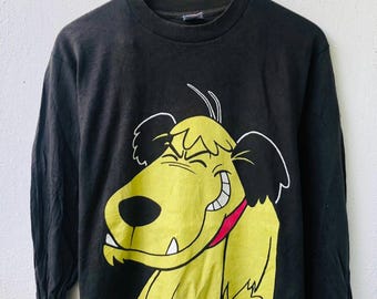 Vintage 90s Wacky Race Cartoons LS T-Shirt / 90s Cartoons / 90s Animation Series / 90s Comedy Cartoons / Memories / 90s T-Shirt / Black