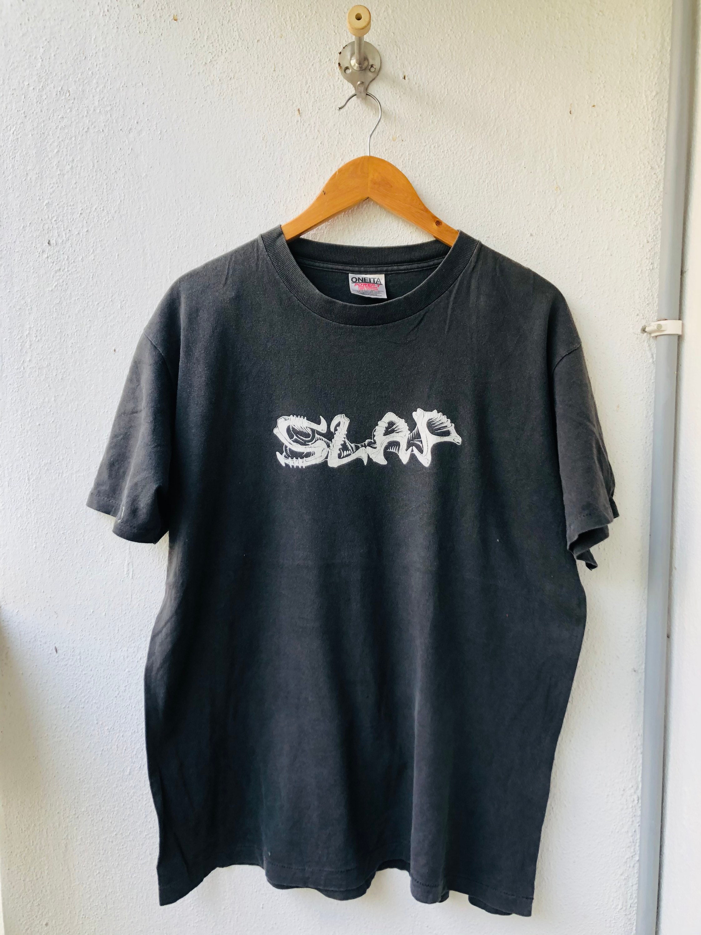 90s ONEITA SLAP MAGAZINE vintage T shirt