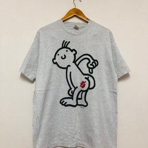 Vintage 90s Jim Benton 1994 T-Shirt / Parody / Funny / Artwork / Streetwear / Grey / L
