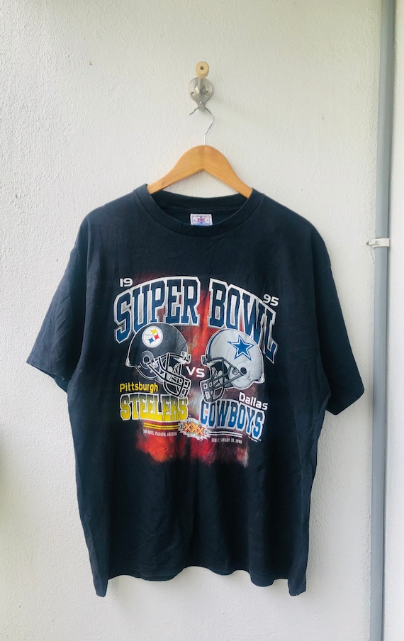 Vintage Original 90’s Super Bowl 1995 Steelers VS 