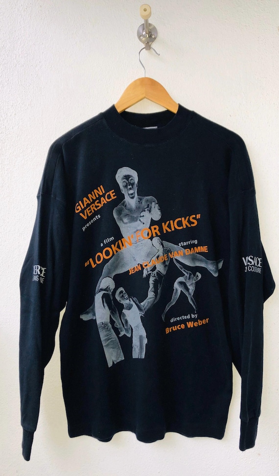 激激レア90s VersaceフォトTシャツ Bruce Weber 90s VERSACE×BRUCE WEBER ヴィンテージフォトTシャツ