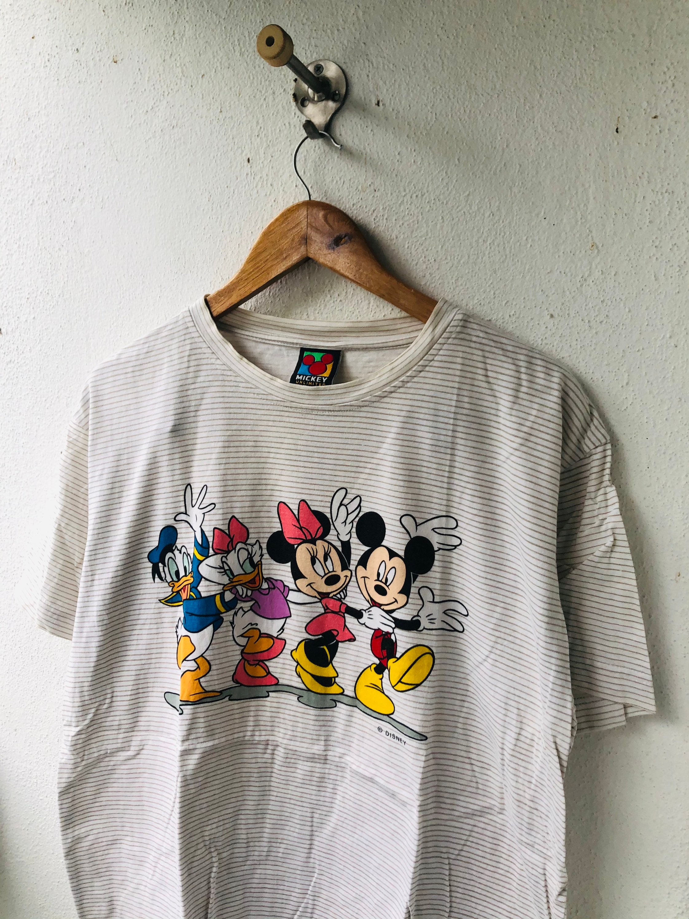 Vintage Original 90s Walt Disney Mickey and Friends T-shirt - Etsy