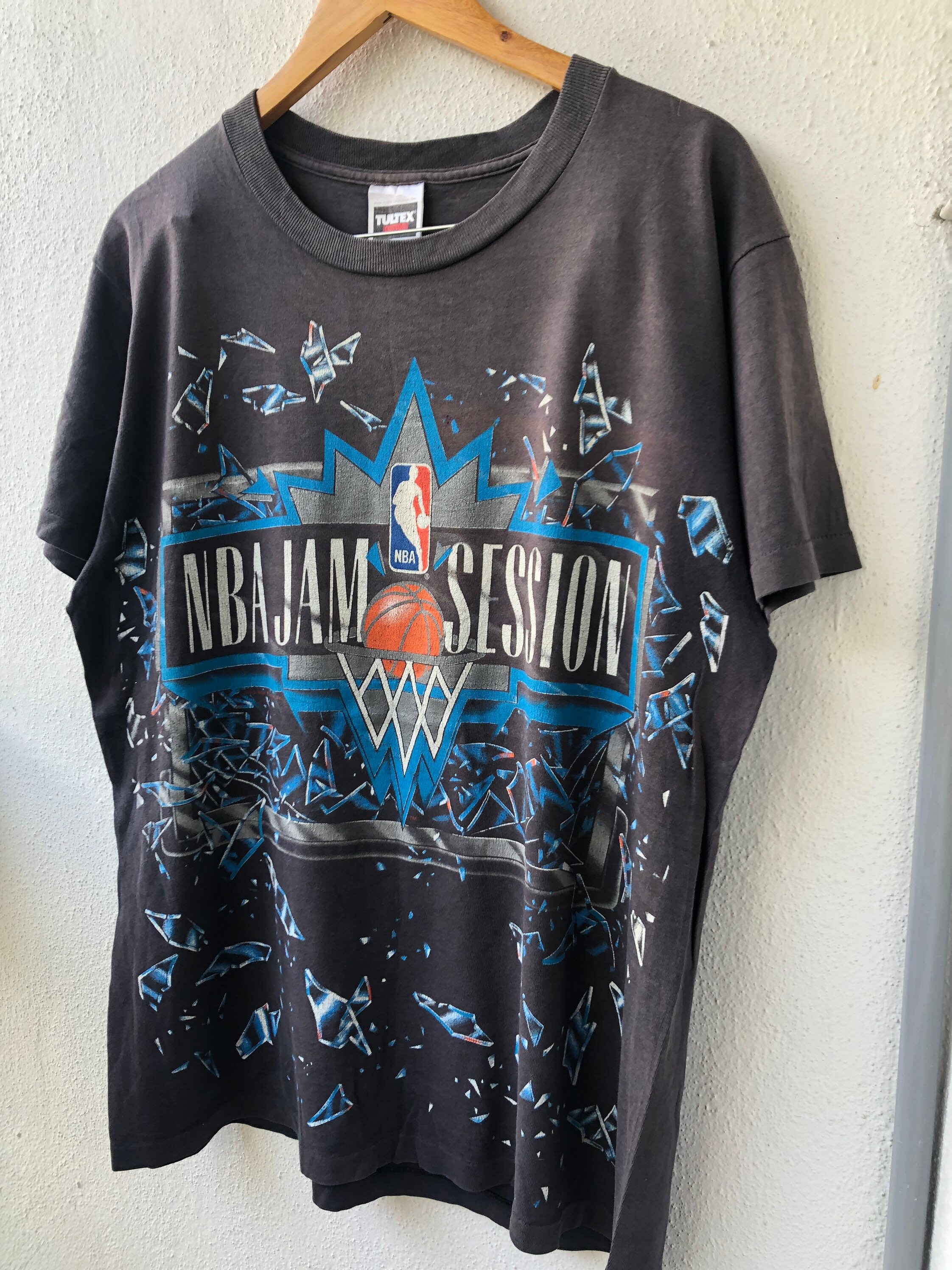 Vintage Original 90s NBA Jam Session Over Printed TShirt Etsy