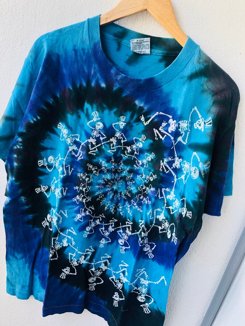 Vintage Original GDM 1990 American Rock Band Tie Dye Designs Etsy