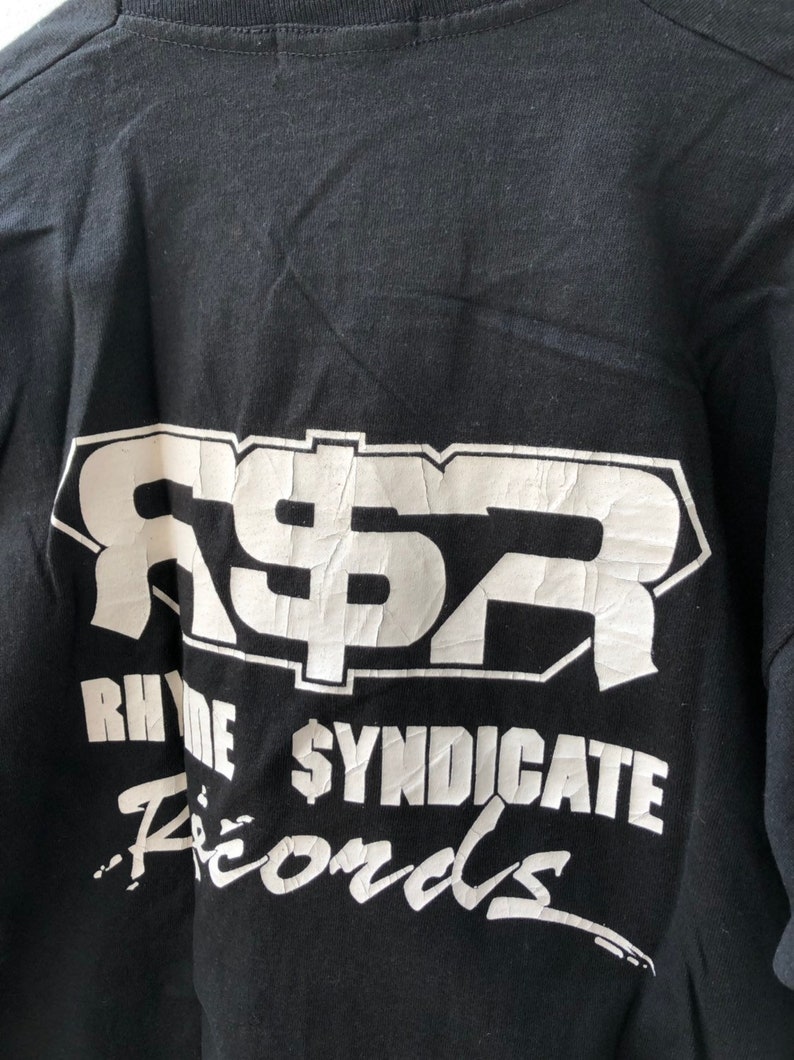 Vintage Original Gangster Record Label Rhyme Syndicate Etsy