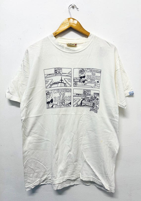 Vintage 00s Cliff Sutherland Surf Clothing T-Shirt / 00s Surf Gear / 00s Pro Surfers / 00s Surf Graphics / 00s Promotional / 00s Fashion