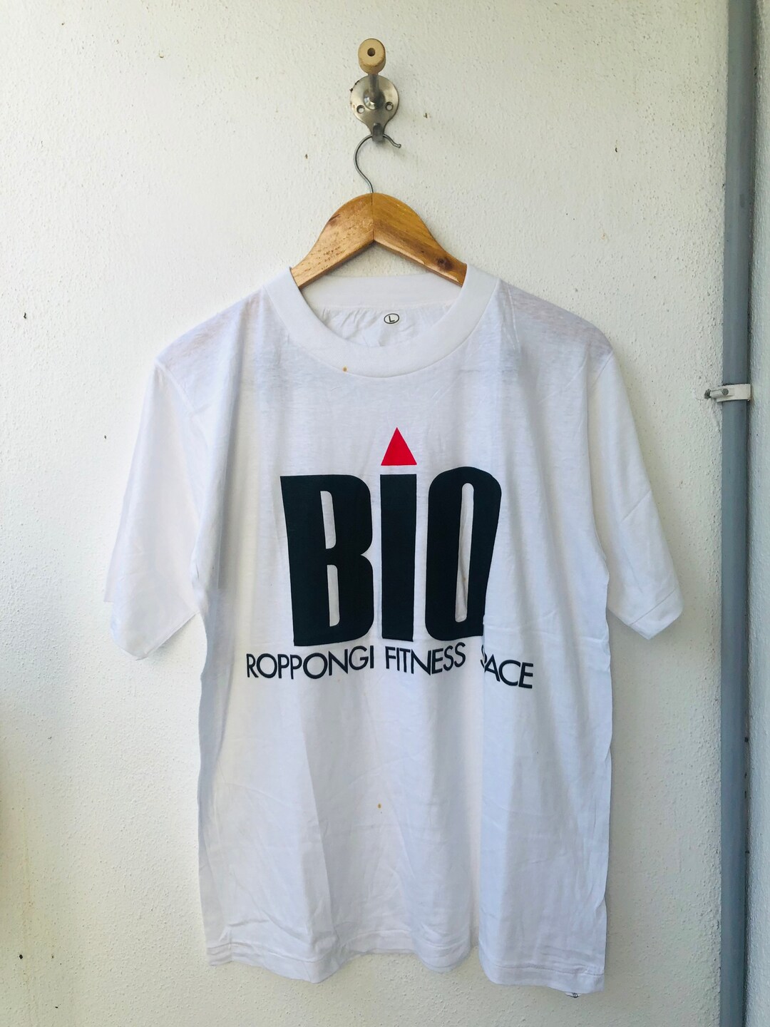 日本製　80年代　美品ヴィンテージ六本木フィットネススペースBIOトレーナー 日本製 80年代 美品ヴィンテージ六本木フィットネススペースBIO