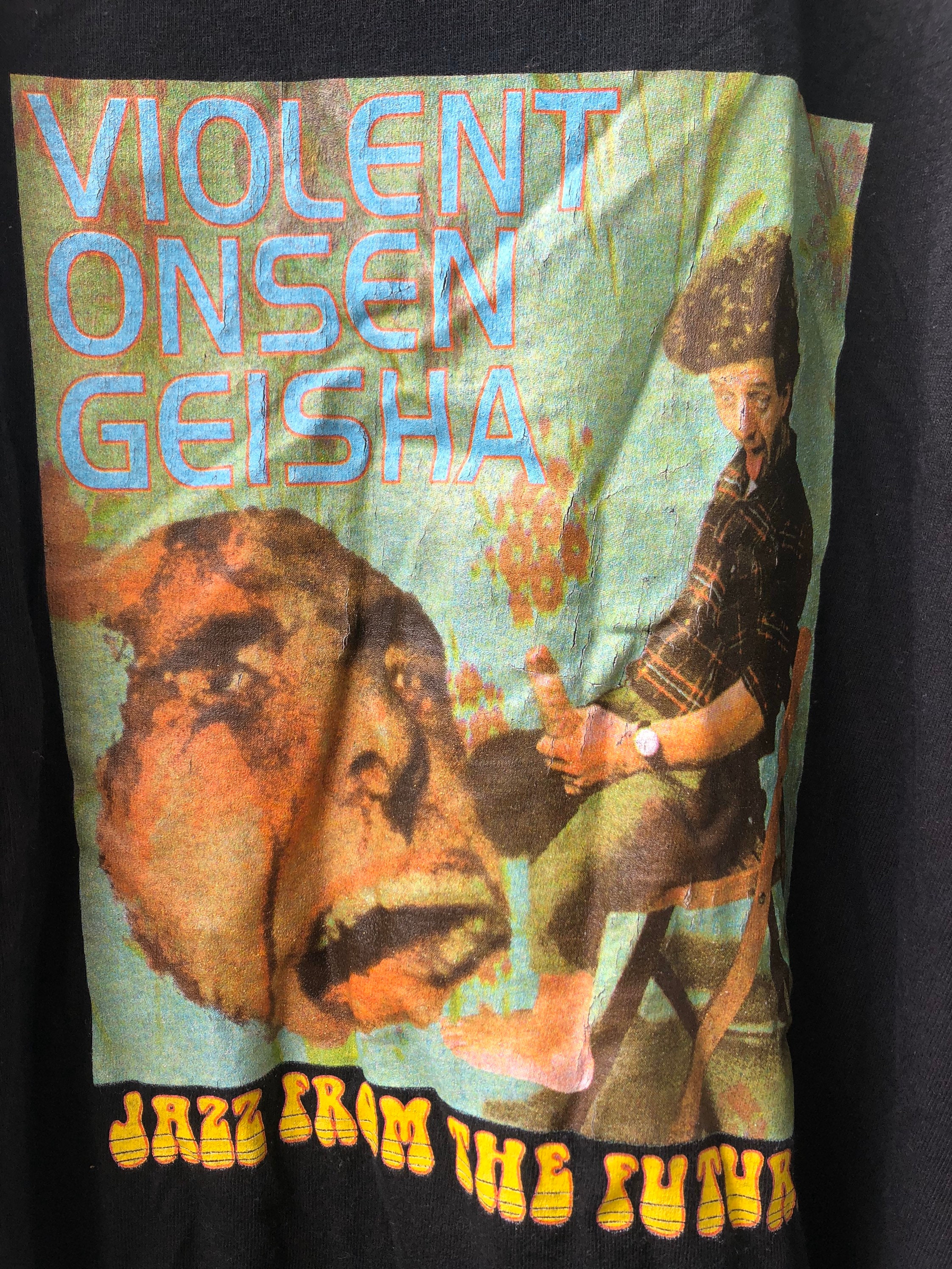 暴力温泉芸者 90sヴィンテージTシャツ Violent Onsengeisha