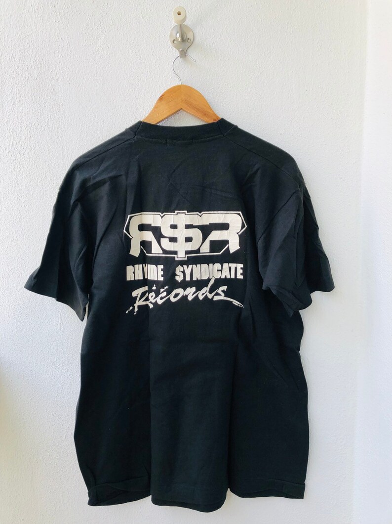 Vintage Original Gangster Record Label Rhyme Syndicate Etsy