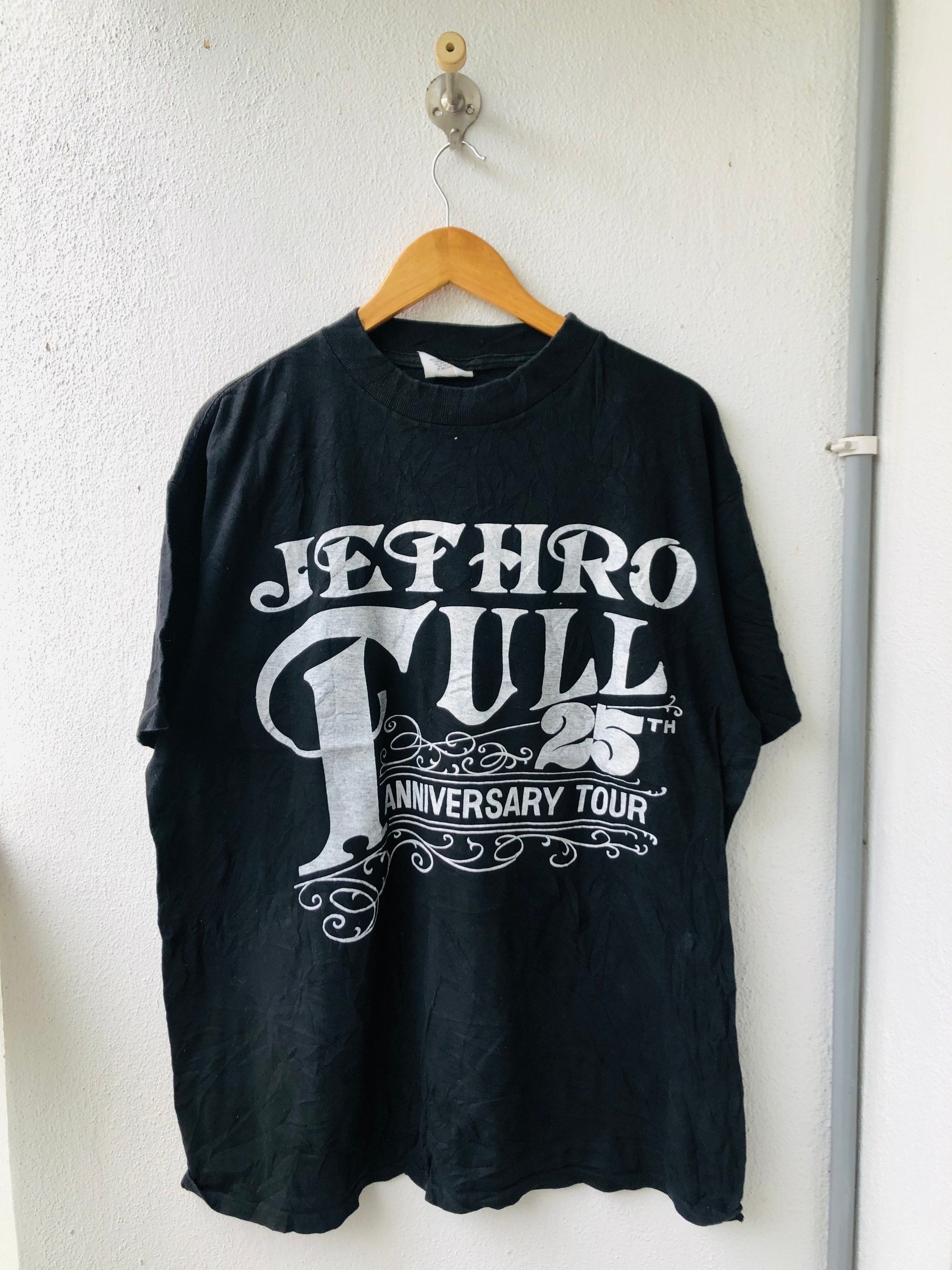 Vintage Original 90s Jethro Tull  25th Anniversary Tour 1993  Rock Music Band T-Shirt
