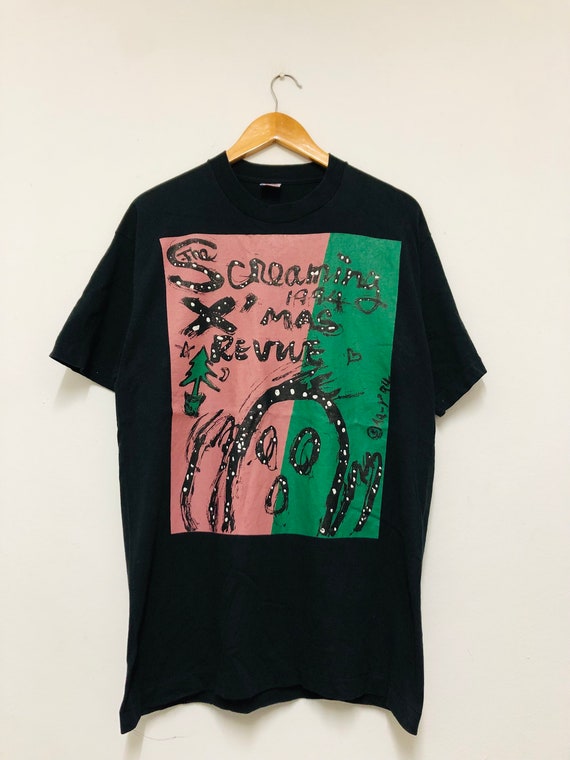 Vintage 90s the Screaming 1994 Xmas Revive T-shirt / Artwork