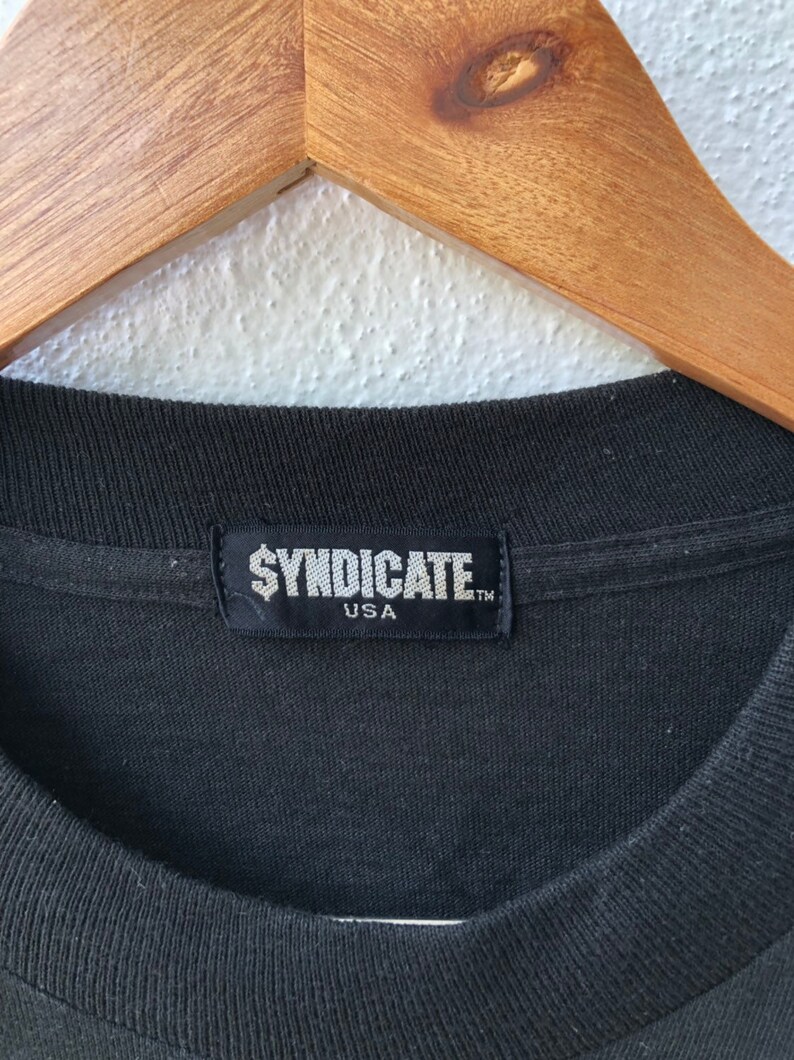 Vintage Original Gangster Record Label Rhyme Syndicate Etsy