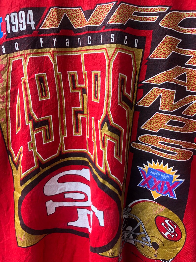 Vintage Original 90’s 49ers San Francisco 1994 NFL T-shirt - Etsy