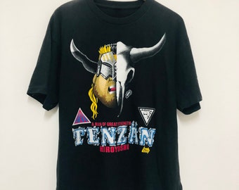 Vintage Original 90’s Tenzen Hiroyoshi Japan Pro Wrestler T-Shirt