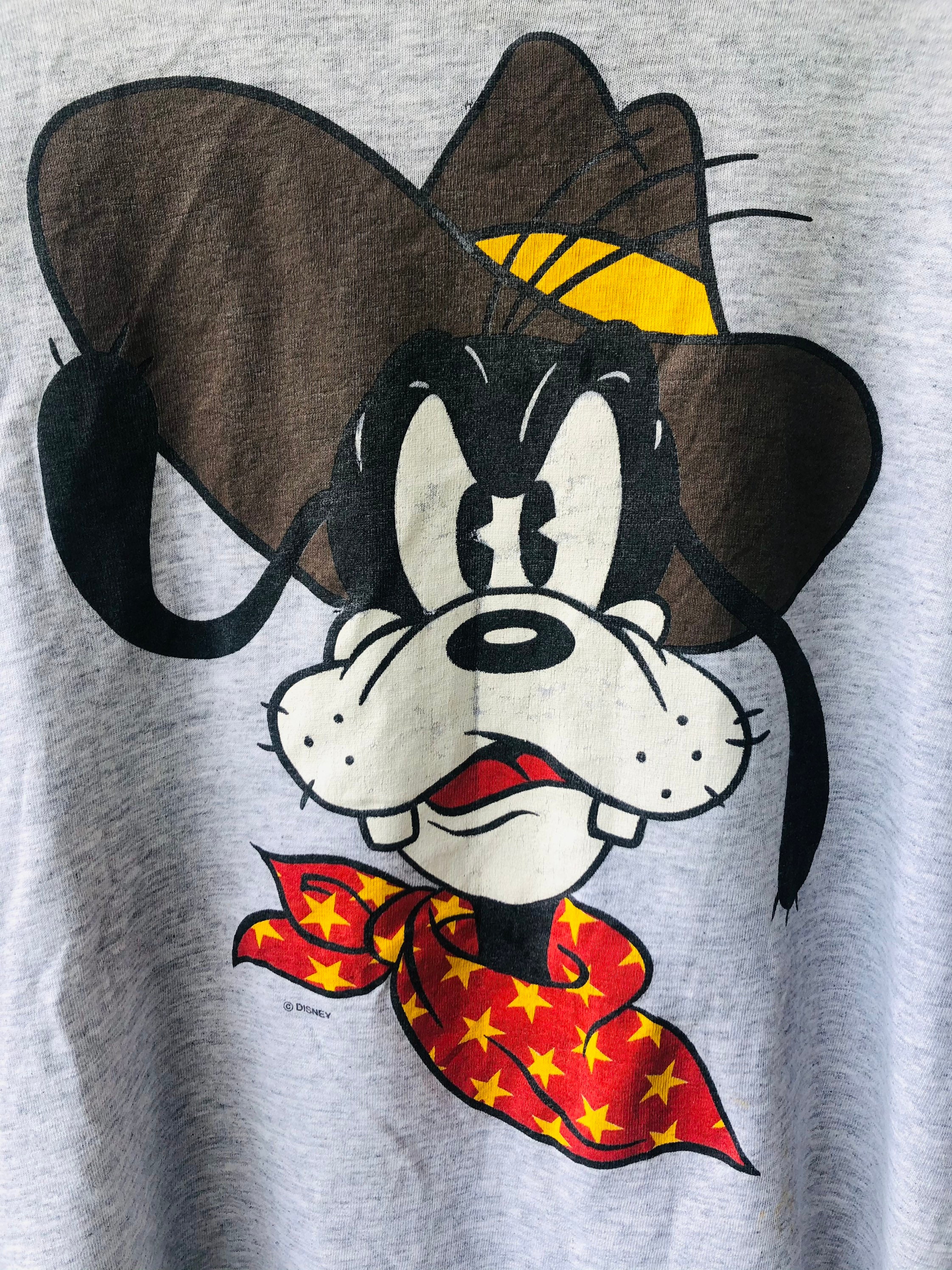 Vintage Original 90s Walt Disney Cowboy Goofy Cartoon Long - Etsy Vintage Original 90s Walt Disney Cowboy Goofy Cartoon Long - Etsy