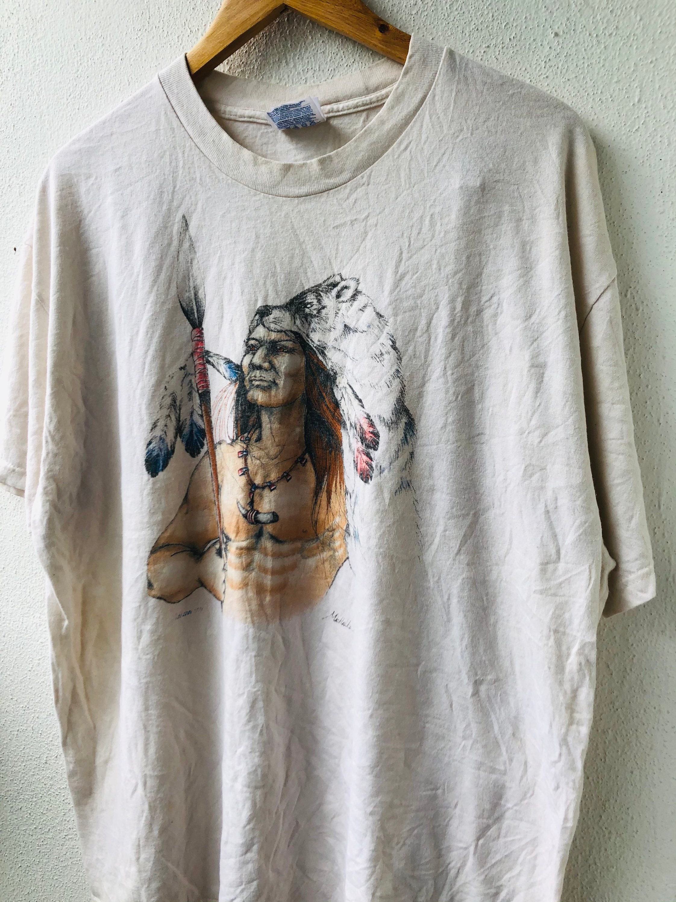 Vintage Original American Tribe Art Camiseta - Etsy