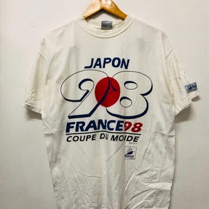 Vintage 90s Japan France World Cup 1998 T-shirt / Football