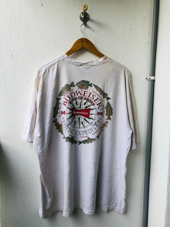 Vintage Original 90s Budweiser North American Angler 1996 Outdoor 
