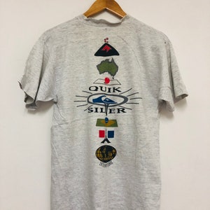 Vintage Original 90’s Quicksilver Clothing Surf Skate T-Shirt S
