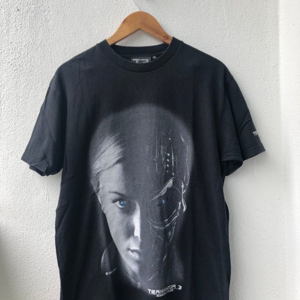Terminator 3 : Rise of The Machines Original 00s T-X Kristanna Loken Promo T-Shirt Schwarz L