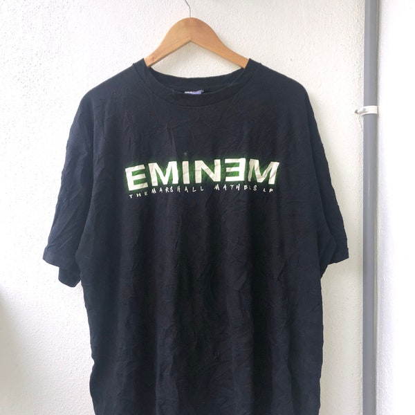 Vintage Original 00s Eminem “ The Marshall Mathers LP 2000 “ American Rapper Aftermath Entertaiment Official Merch T-Shirt