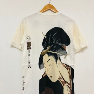 Vintage Original 90’s Japan Geisha Japanese Artworks Rare T-Shirt
