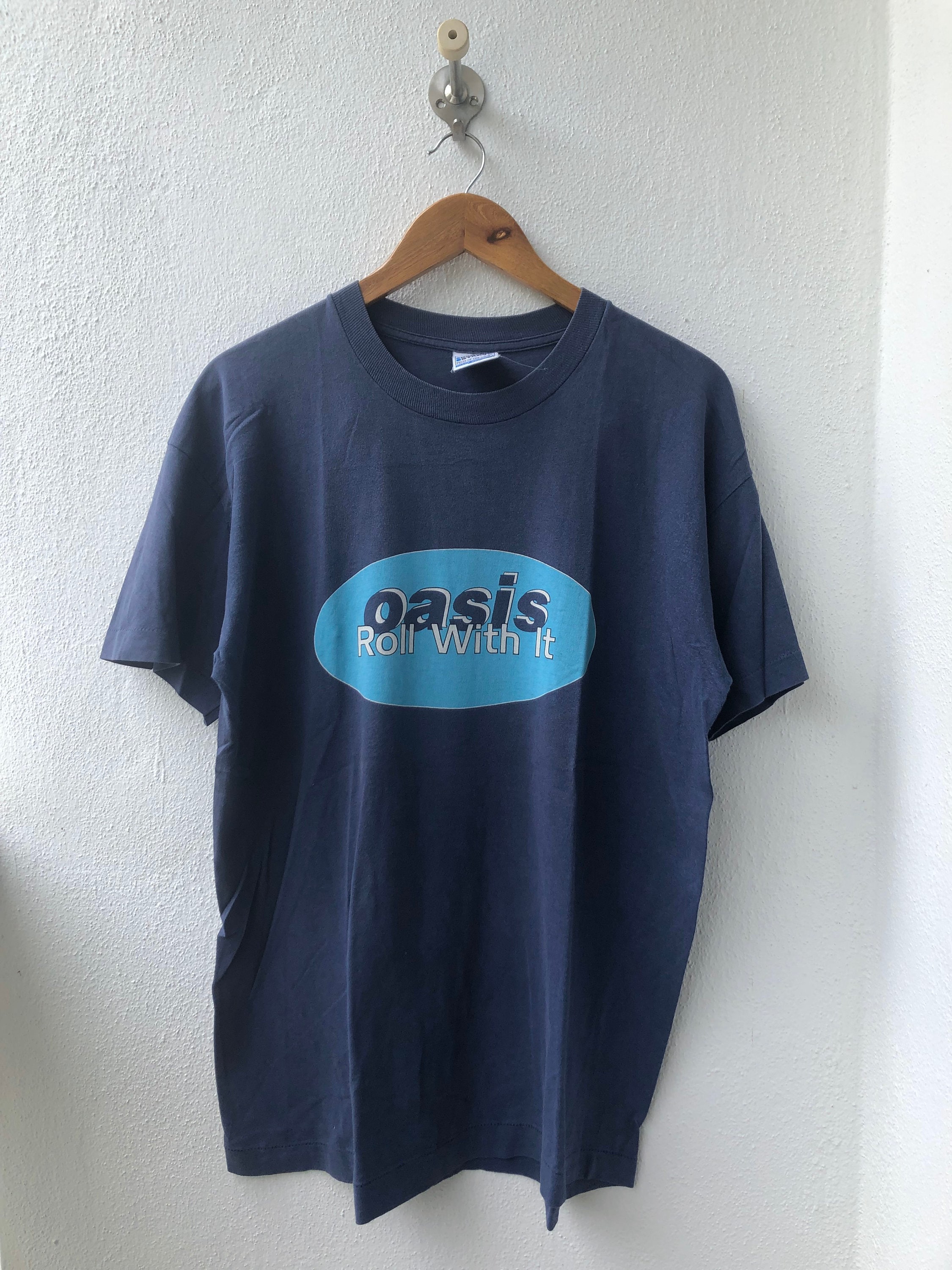 Vintage Original 90s Oasis Roll With It 1995 British Pop Band