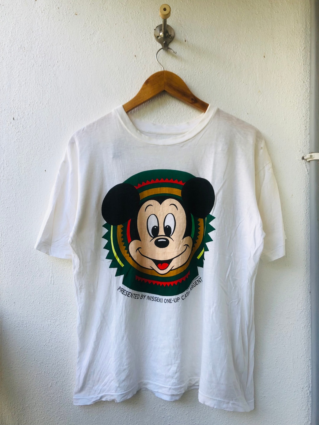 Smicky Rasta Vintage Original 90er Jahre Mickey Mouse Rasta American Cartoons T ...