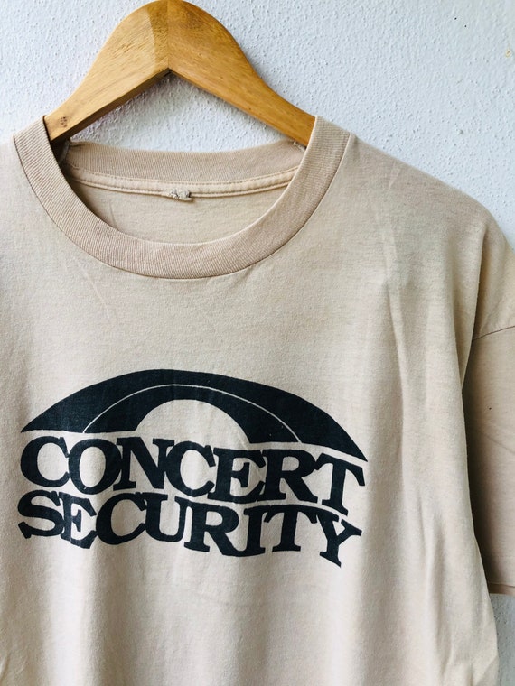 Vintage 80’s Concert Security Tour Band T-Shirt - image 4