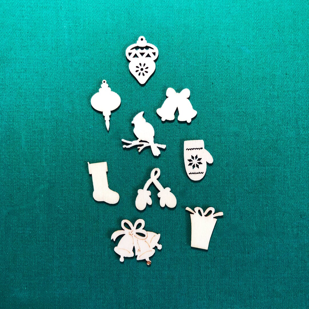 115-mini-wood-christmas-cutouts-1-wooden-christmas-etsy