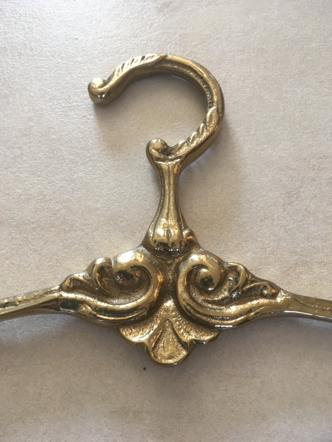 Vintage messing kledinghanger