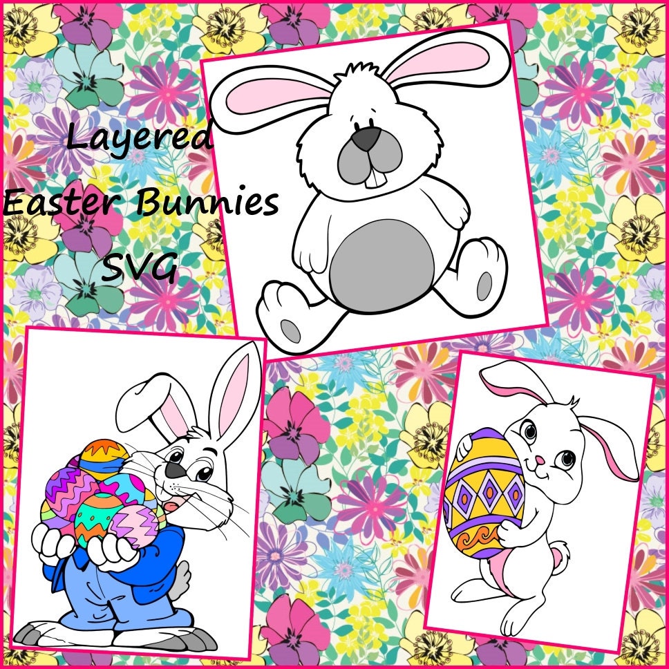 Download Easter Bunny SVG Layered Easter Bunnies Bunny SVg Png Jpeg ...