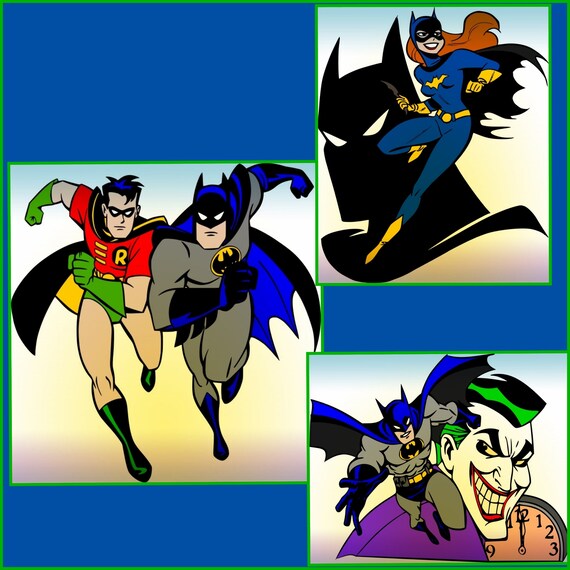 Download Batman SVG Batman Bat Girl Robin and Joker SVG Batman | Etsy